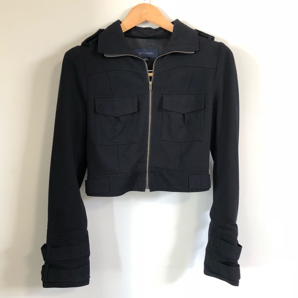 Witchery Black Moto Jacket